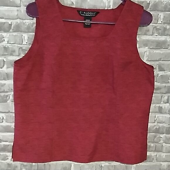 Dialouge silk square neck business casual sleeveless blouse - Picture 6 of 7